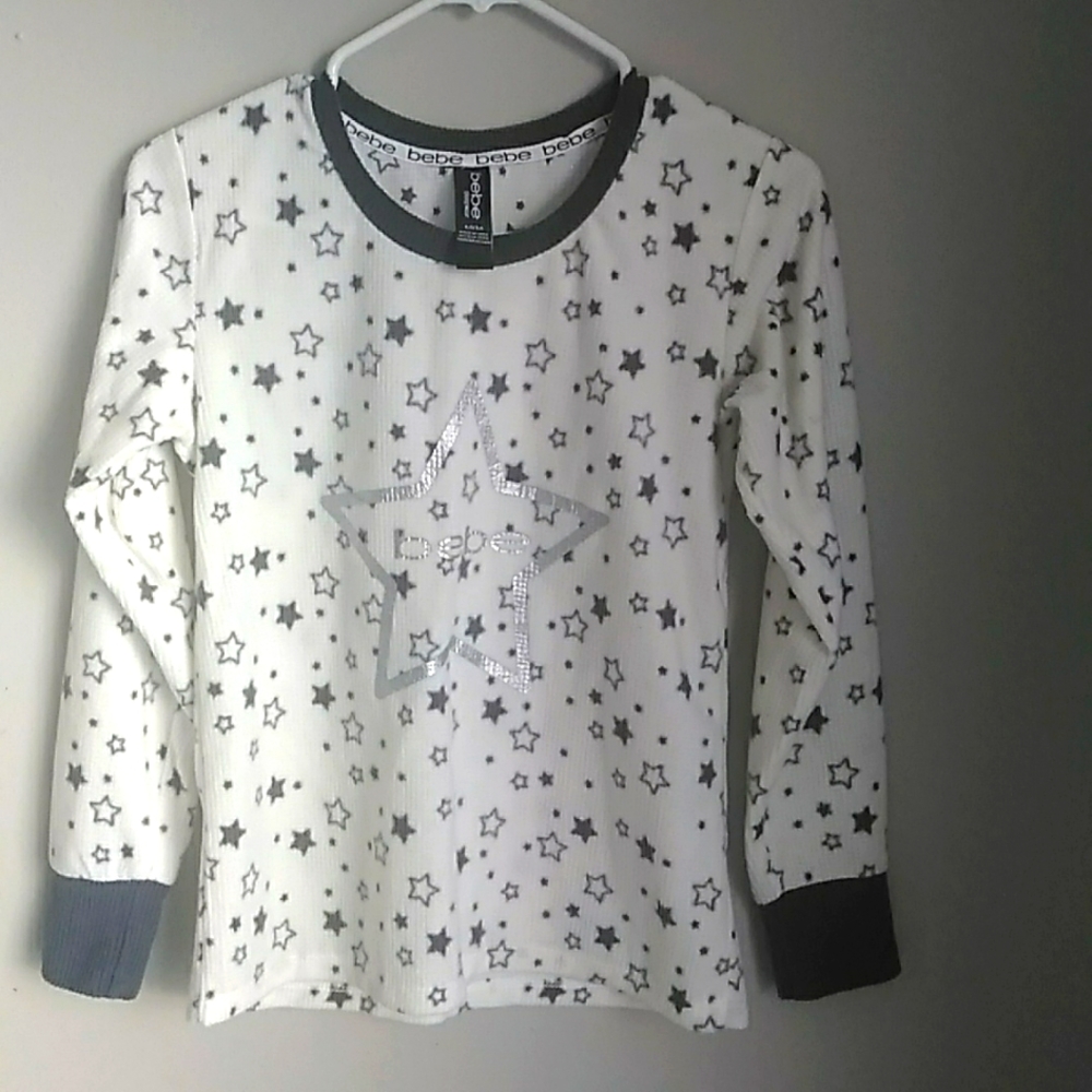 BEBE sleepwear top. Sz M